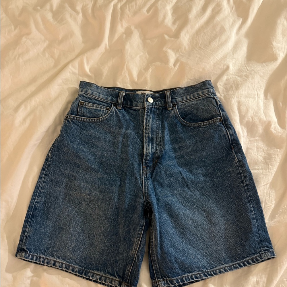 Reformation Blue Jean Shorts